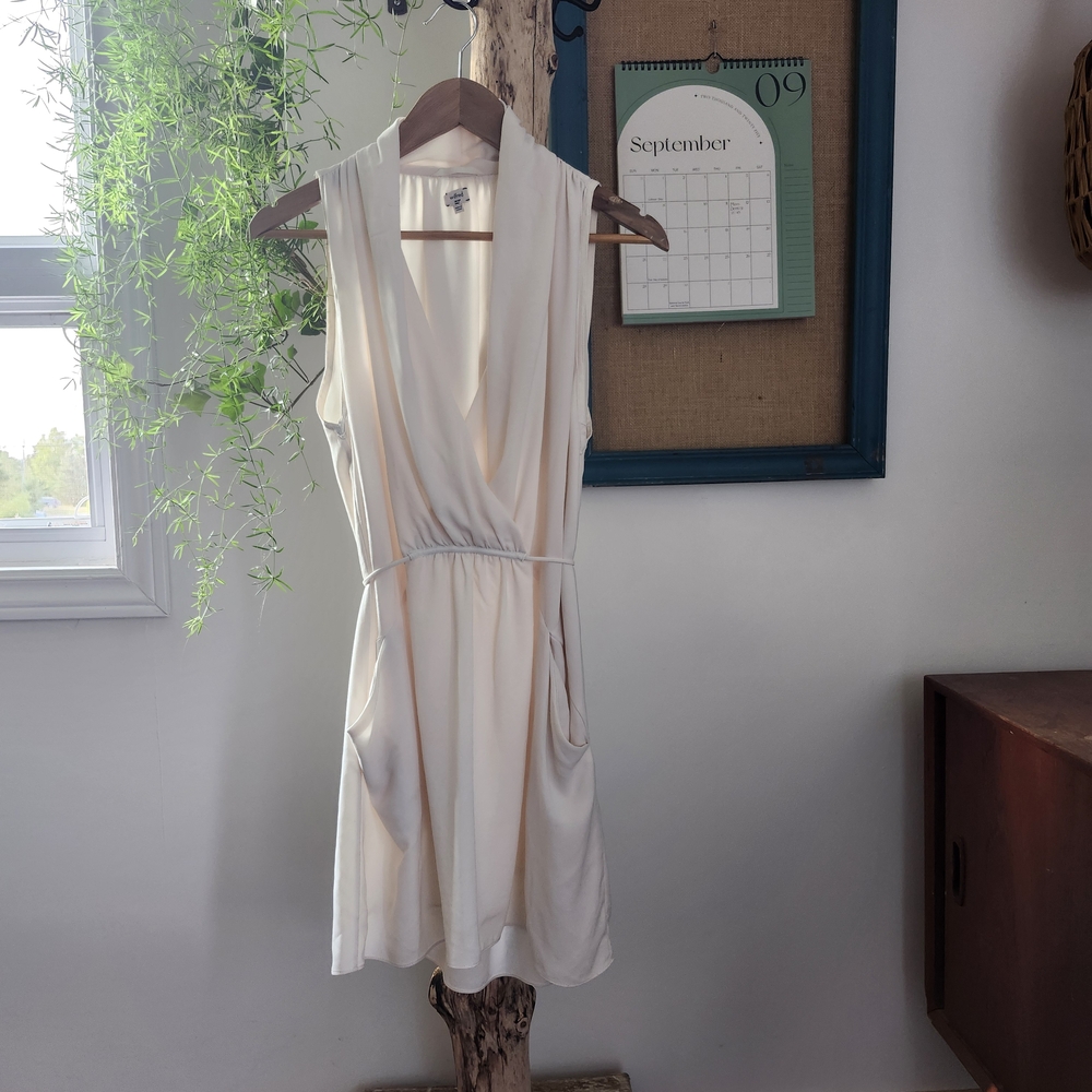 Wilfred Cream Mini Dress